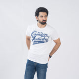 VYBE-Printed T Shirt-Commando Print Industries White