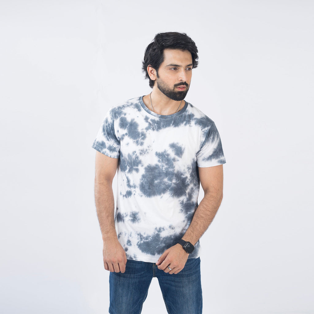 VYBE- T-Shirt-Gray Tye & Dye