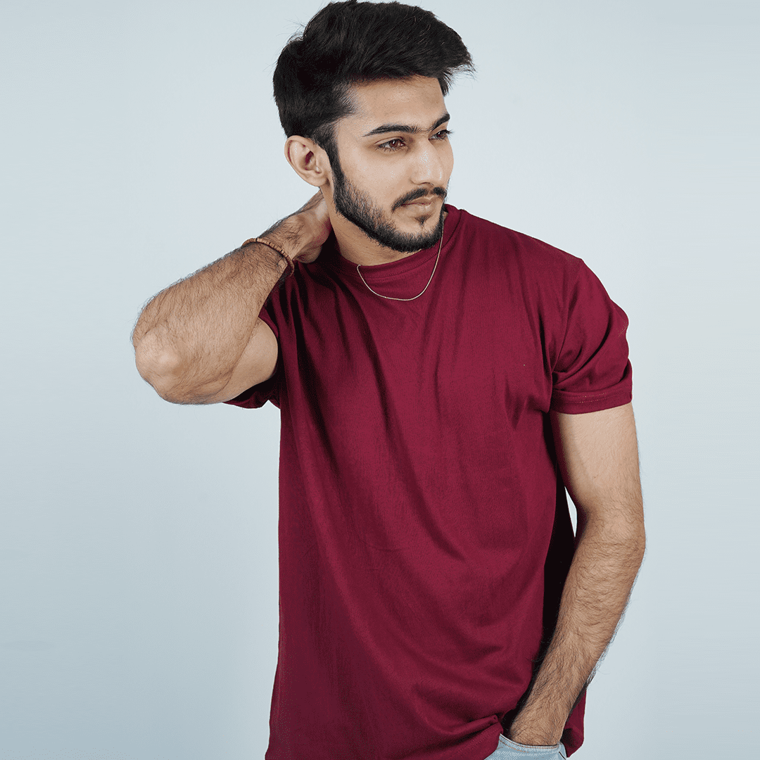 Vybe- Maroon T-Shirt